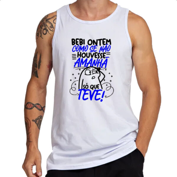 Camiseta Regata Bebi ontem sem amanha - Imagem 3