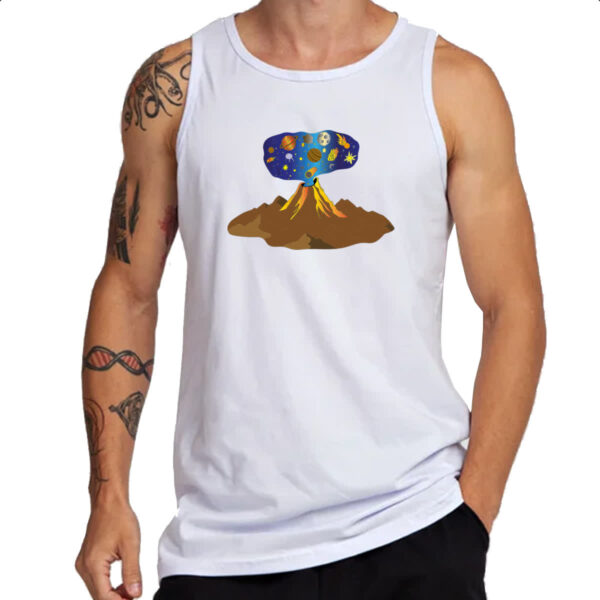 Camiseta Regata Big Bang vulcao erupcao - Imagem 3