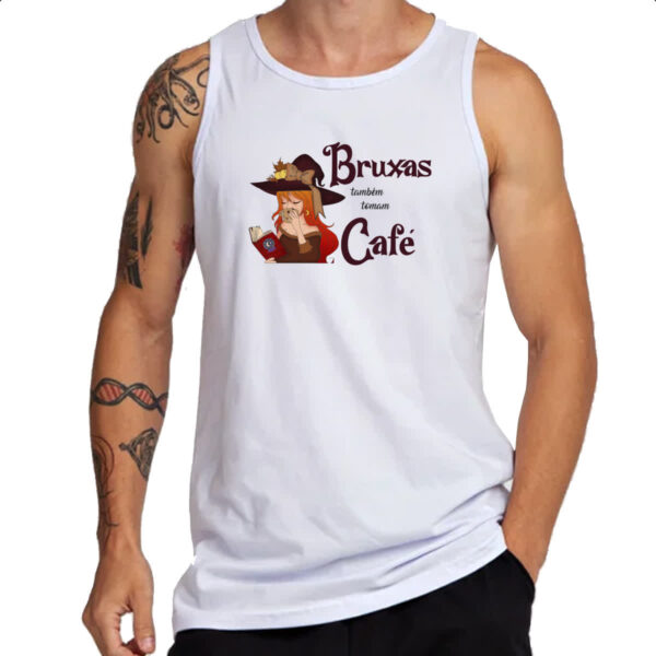 Camiseta Regata Bruxas tambem tomam cafe - Imagem 3