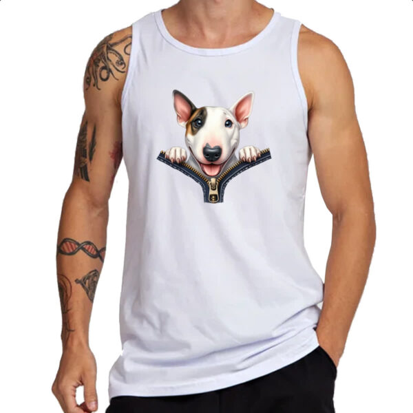 Camiseta Regata Bull Terrier no Ziper - Imagem 3