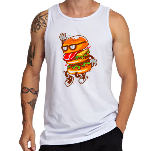 Camiseta Regata Burguer dance - Imagem 3