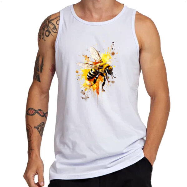 Camiseta Regata Abelha real splash art - Imagem 3