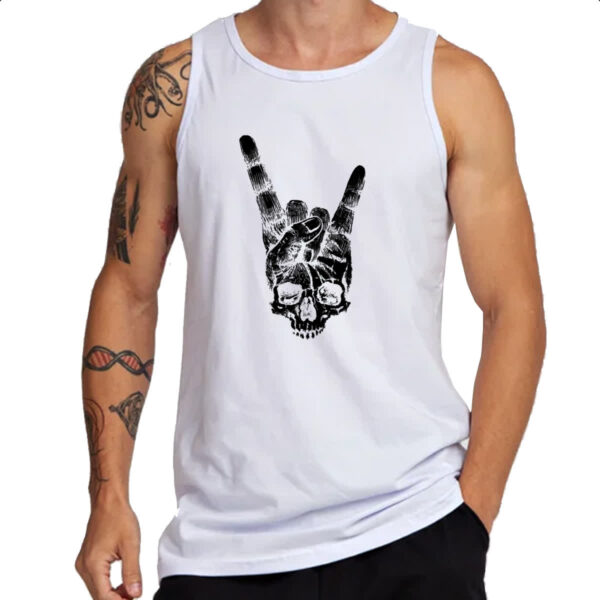 Camiseta Regata Skull Shaka Surfista - Imagem 3