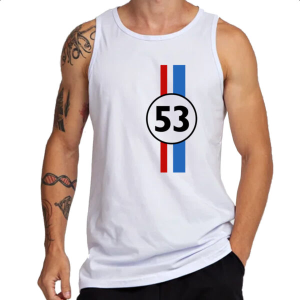Camiseta Regata Herbie 53 fusca falasse logotipo - Imagem 3