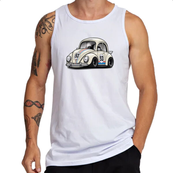 Camiseta Regata Herbie 53 fusca falasse turbo - Imagem 3