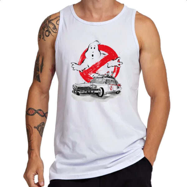 Camiseta Regata Caca Fantasmas Ghostbusters Ecto-1 - Imagem 3