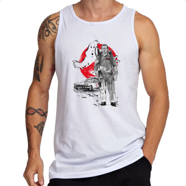 Camiseta Regata Caca Fantasmas Ghostbusters Peter - Imagem 3