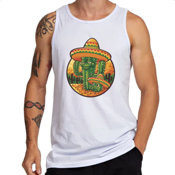 Camiseta Regata Cacto Mexicano - Imagem 3
