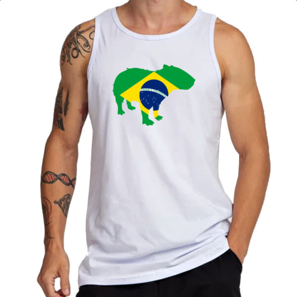 Camiseta Regata Capivara Fauna Brasileira - Imagem 3