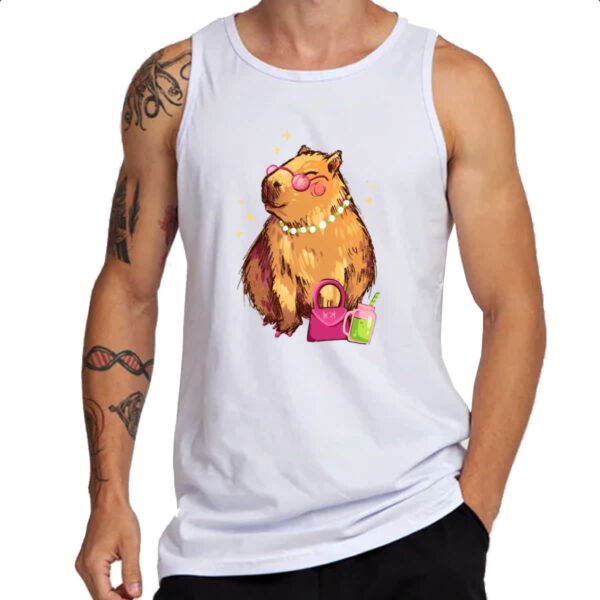 Camiseta Regata Capivara diva - Imagem 3