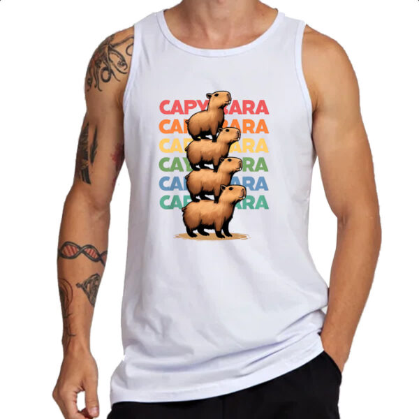 Camiseta Regata Capivara funny - Imagem 3