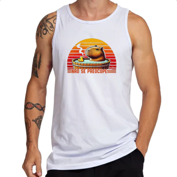 Camiseta Regata Capivara nao se preocupe - Imagem 3