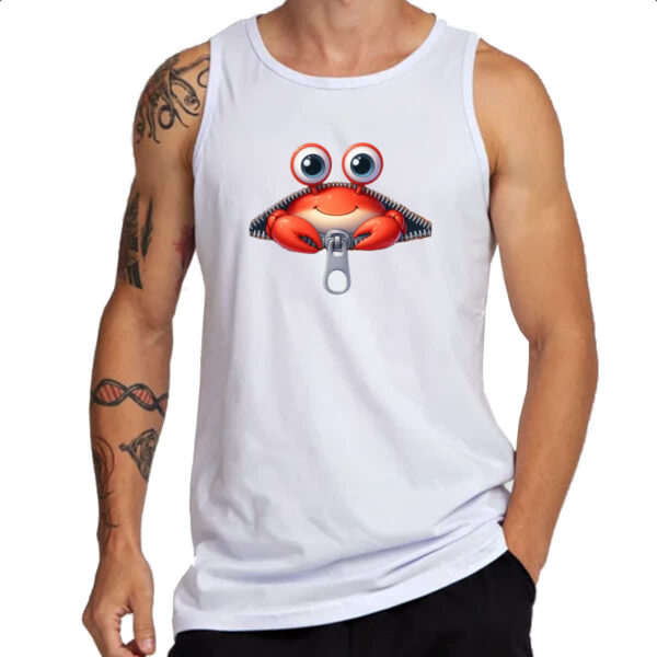 Camiseta Regata Caranguejo no ziper - Imagem 3