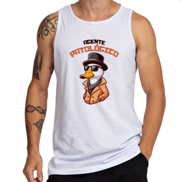 Camiseta Regata Agente patologico meme - Imagem 3