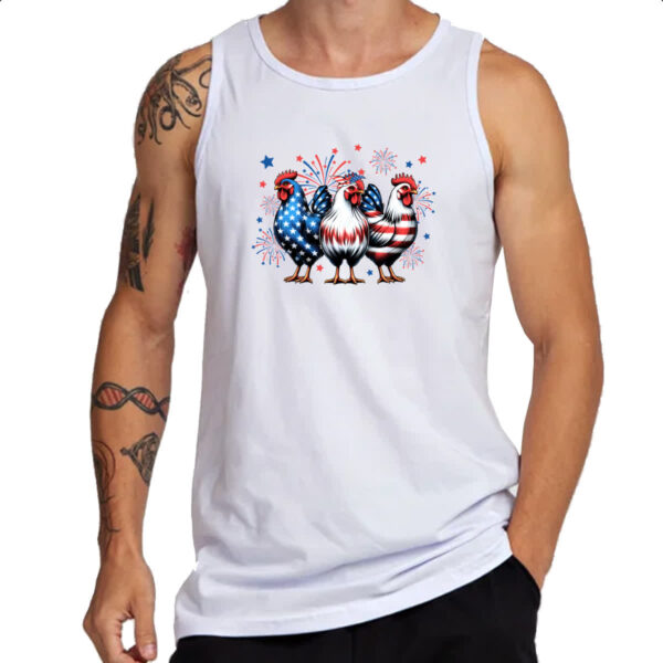 Camiseta Regata Chicken EUA - Imagem 3