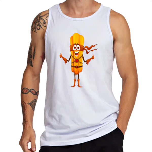 Camiseta Regata Churros Super Heroi - Imagem 3
