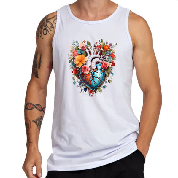 Camiseta Regata Coracao da natureza - Imagem 3