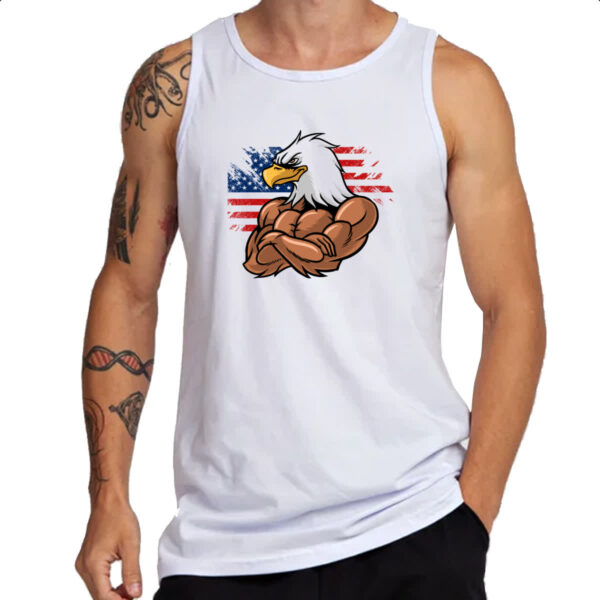 Camiseta Regata Aguia Americana maromba - Imagem 3