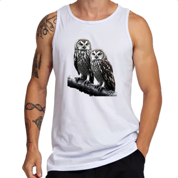Camiseta Regata Corujas da neve - Imagem 3