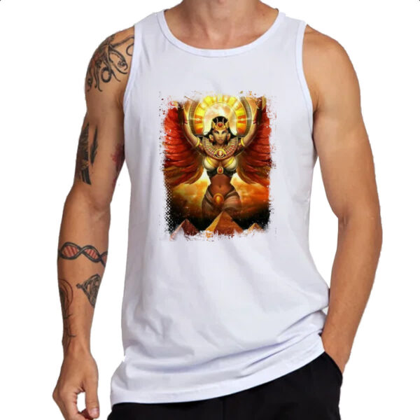 Camiseta Regata Deusa Isis Sobre o Egito - Imagem 3