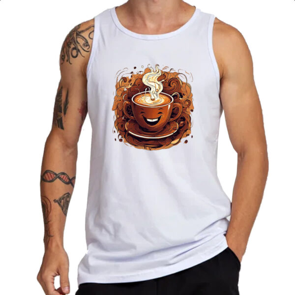Camiseta Regata Alegria com cafe - Imagem 3