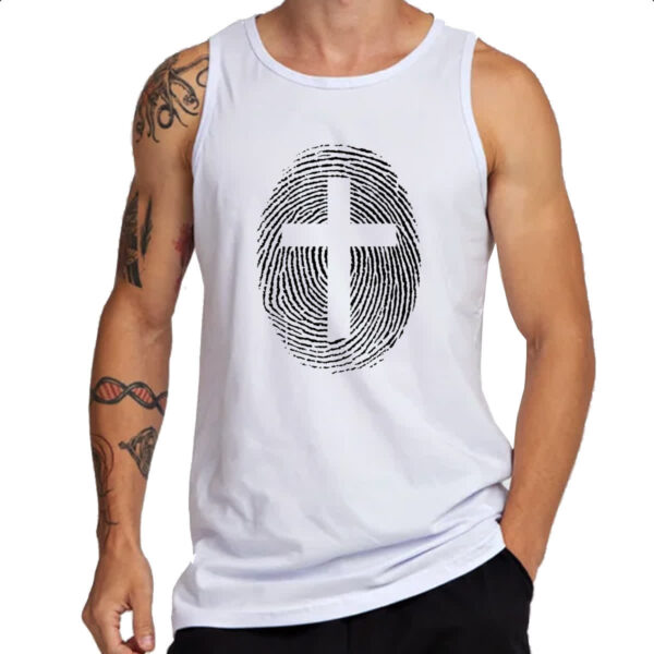 Camiseta Regata Digital Cruz Catolica - Imagem 3