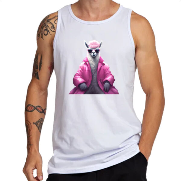 Camiseta Regata Diva lhama - Imagem 3