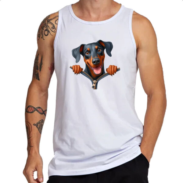 Camiseta Regata Dobermann no Ziper - Imagem 3