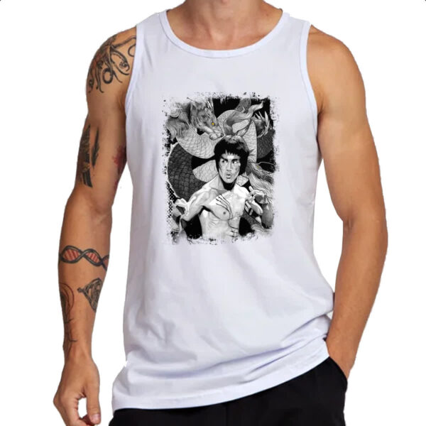 Camiseta Regata Dragao Bruce Lee - Imagem 3