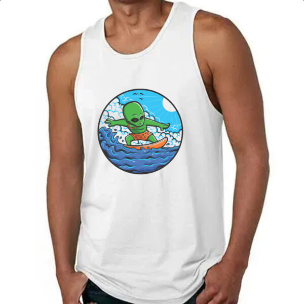 Camiseta Regata Alien Surfista - Imagem 4