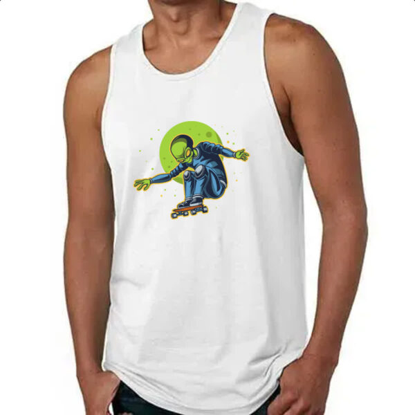 Camiseta Regata Alien skatista - Imagem 4