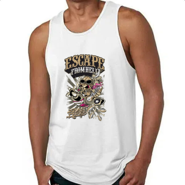 Camiseta Regata Escape from hell war bones - Imagem 4