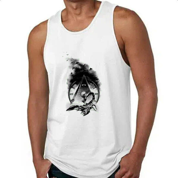 Camiseta Regata Escorpiao Egipcio do Tempo - Imagem 4