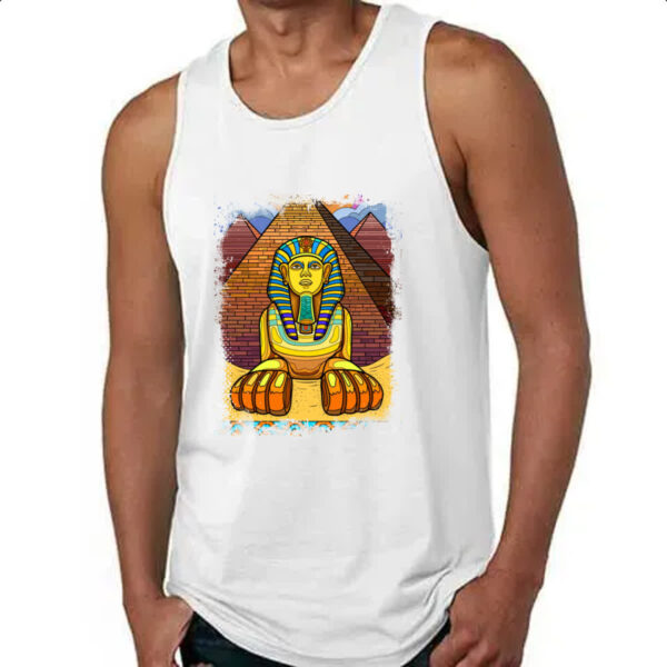 Camiseta Regata Esfinge Egito Cartoon - Imagem 4