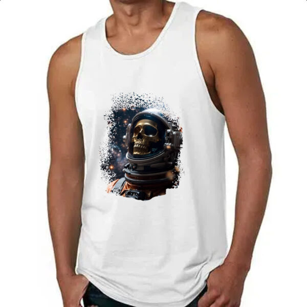 Camiseta Regata Esqueleto astronauta - Imagem 4