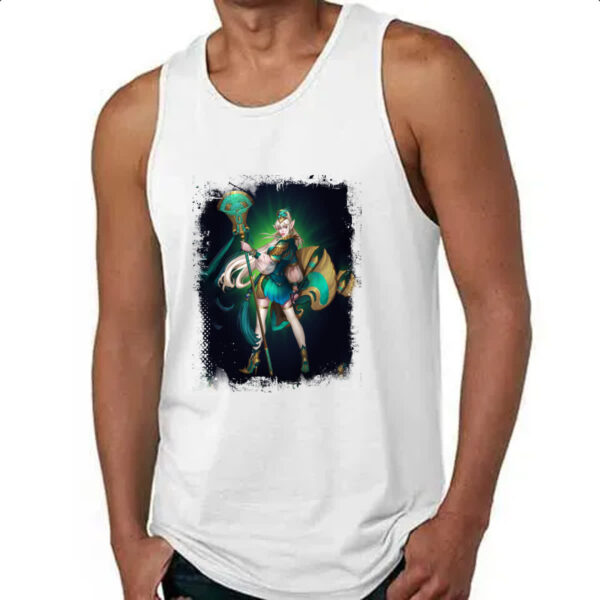 Camiseta Regata Empires and Puzzles Heroi Kadilen Traje - Imagem 4