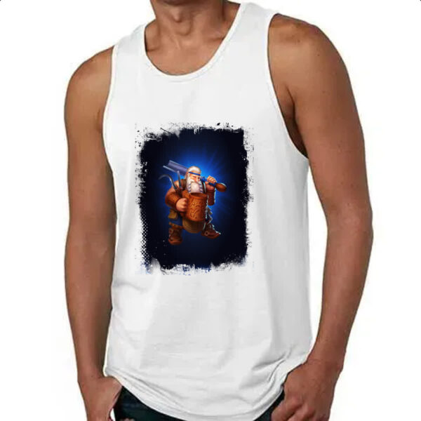 Camiseta Regata Empires and Puzzles Heroi Kiril Traje 2 - Imagem 4