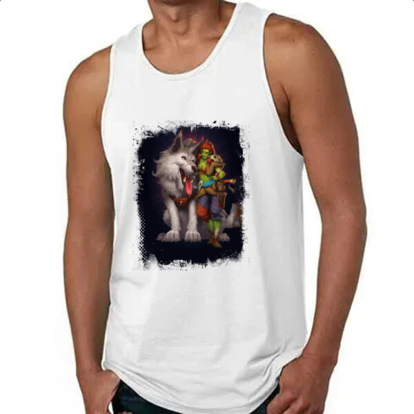 Camiseta Regata Empires and Puzzles Heroi Roughian e Nurgib - Imagem 4