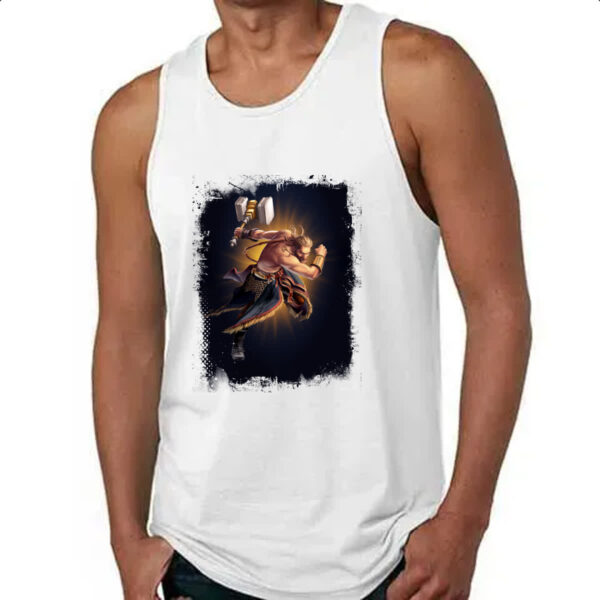 Camiseta Regata Empires and Puzzles Heroi Thor - Imagem 4