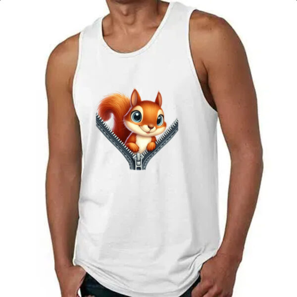 Camiseta Regata Esquilo no ziper - Imagem 4