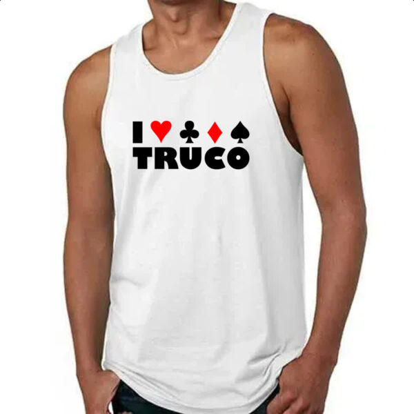 Camiseta Regata Eu amo Truco - Imagem 4
