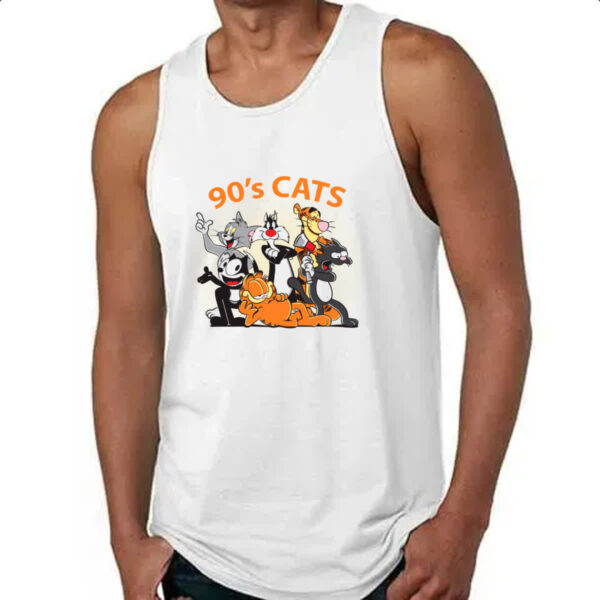Camiseta Regata 90s cats - Imagem 4