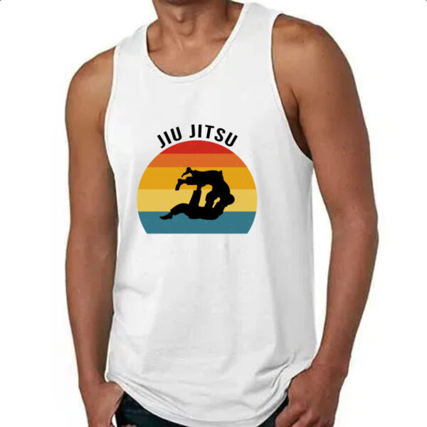 Camiseta Regata Jiu-Jitsu Silhueta Sunset - Imagem 4
