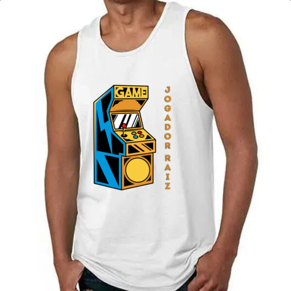 Camiseta Regata Jogador gamer raiz - Imagem 4