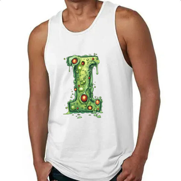 Camiseta Regata Zumbi Alfabeto Letra I - Imagem 4