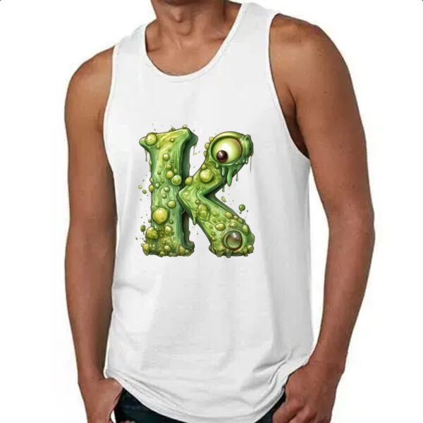 Camiseta Regata Zumbi Alfabeto Letra K - Imagem 4