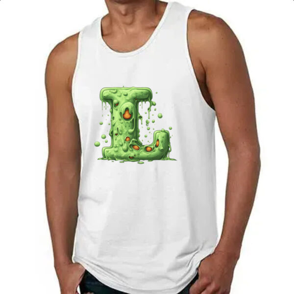Camiseta Regata Zumbi Alfabeto Letra L - Imagem 4
