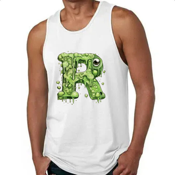 Camiseta Regata Zumbi Alfabeto Letra R - Imagem 4