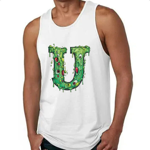 Camiseta Regata Zumbi Alfabeto Letra U - Imagem 4