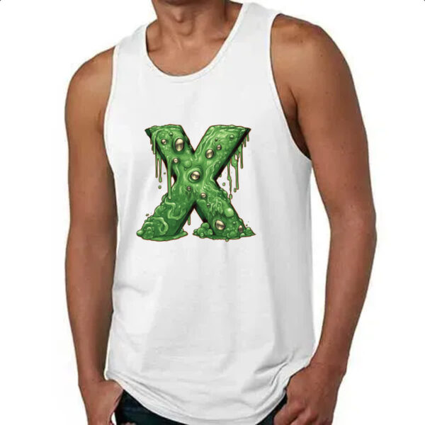 Camiseta Regata Zumbi Alfabeto Letra X - Imagem 4